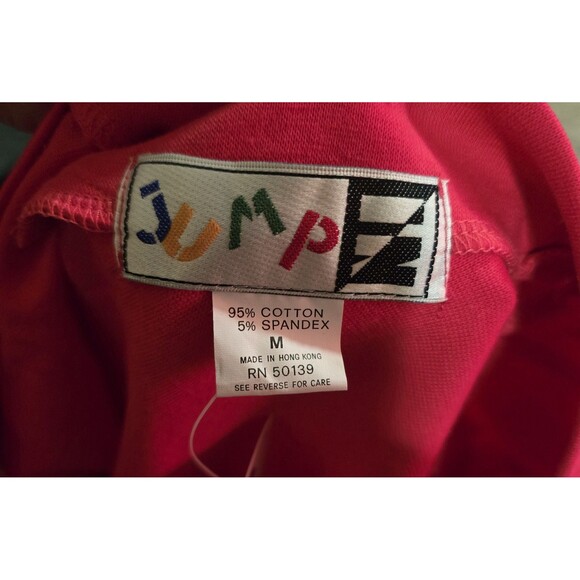 NWT Jump In Pink Cropped Short Sleeve V-neck Top Stretch Size Medium - Picture 2 of 5